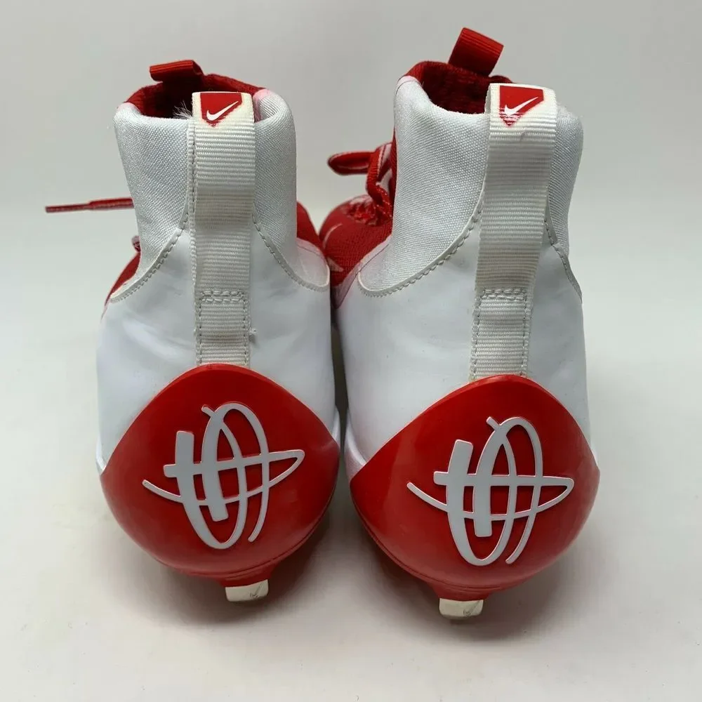 Nike Air Huarache 2K Filth Elite Mid‎ Baseball Cleats Men's size 14 Red White